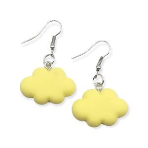 🆕Yellow Cloud Charm Dangle Earrings